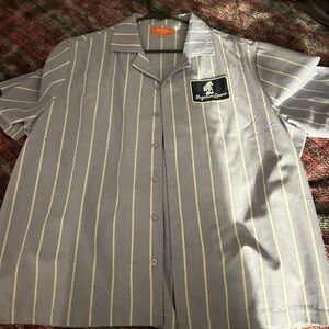 Blue Striped Men's Shirt